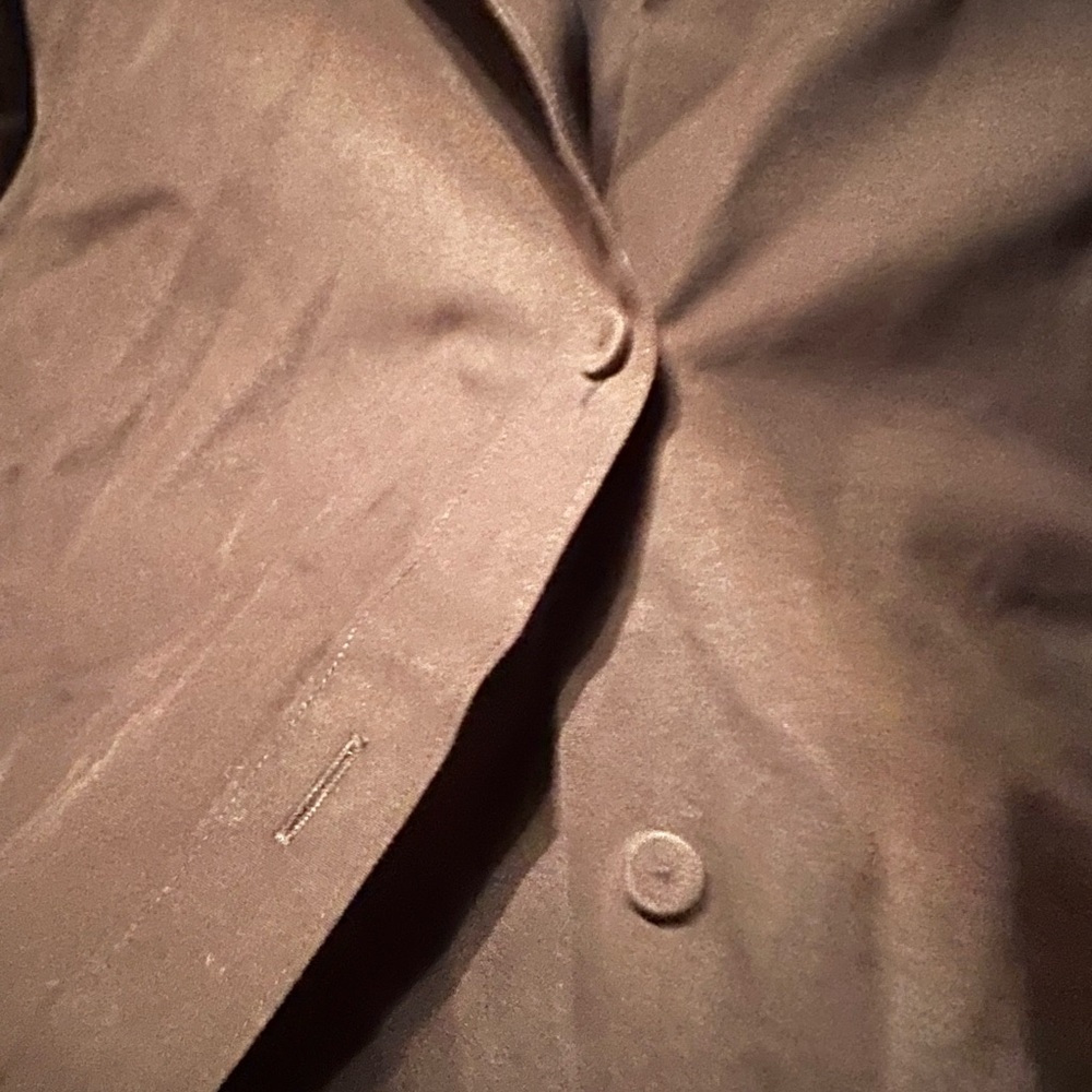 Talbots Size 8 Black Button Down - image 3